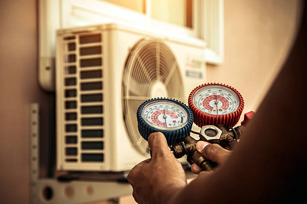 Professional Hvac Maintenance technician working in Lawnside, NJ